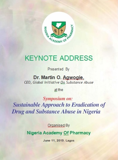 Sustainable Approach to Eradication of Drugs and Substance Abuse in Nigeria